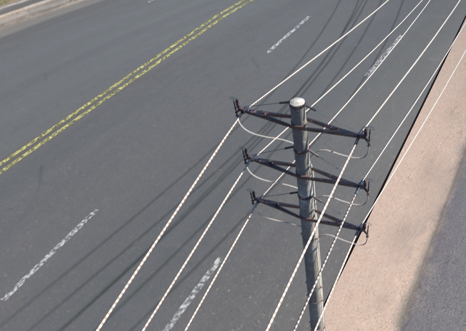 Synthetic Distribution Tower